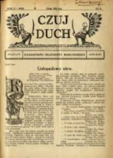 Czuj Duch: czasopismo młodzieży harcerskiej 1922.11 R.1 Nr8