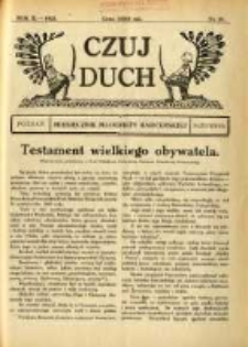 Czuj Duch: miesięcznik młodzieży harcerskiej 1923.10 R.2 Nr10