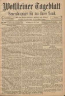 Wollsteiner Tageblatt: Generalanzeiger für den Kreis Bomst: mit der Gratis-Beilage: "Blätter und Blüten" 1908.07.19 Nr168