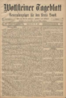 Wollsteiner Tageblatt: Generalanzeiger f&uuml;r den Kreis Bomst: mit der Gratis-Beilage: "Bl&auml;tter und Bl&uuml;ten" 1908.07.26 Nr174