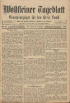 Wollsteiner Tageblatt: Generalanzeiger für den Kreis Bomst: mit der Gratis-Beilage: "Blätter und Blüten 1908.08.06 Nr183