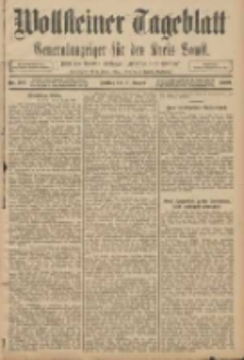 Wollsteiner Tageblatt: Generalanzeiger für den Kreis Bomst: mit der Gratis-Beilage: "Blätter und Blüten" 1908.08.07 Nr184
