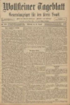 Wollsteiner Tageblatt: Generalanzeiger für den Kreis Bomst: mit der Gratis-Beilage: "Blätter und Blüten" 1908.08.12 Nr188