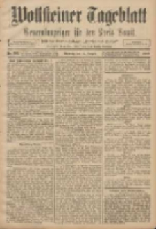 Wollsteiner Tageblatt: Generalanzeiger für den Kreis Bomst: mit der Gratis-Beilage: "Blätter und Blüten" 1908.08.16 Nr192