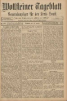Wollsteiner Tageblatt: Generalanzeiger für den Kreis Bomst: mit der Gratis-Beilage: "Blätter und Blüten" 1908.08.19 Nr194
