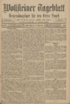 Wollsteiner Tageblatt: Generalanzeiger für den Kreis Bomst: mit der Gratis-Beilage: "Blätter und Blüten" 1908.09.03 Nr207