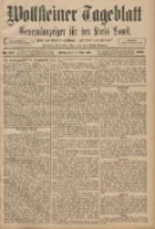 Wollsteiner Tageblatt: Generalanzeiger für den Kreis Bomst: mit der Gratis-Beilage: "Blätter und Blüten" 1908.09.11 Nr214
