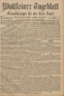 Wollsteiner Tageblatt: Generalanzeiger für den Kreis Bomst: mit der Gratis-Beilage: "Blätter und Blüten" 1908.09.17 Nr219