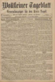 Wollsteiner Tageblatt: Generalanzeiger für den Kreis Bomst: mit der Gratis-Beilage: "Blätter und Blüten" 1908.09.18 Nr220