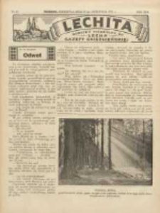Lechita: dodatek niedzielny do Lecha - Gazety Gnieźnieńskiej 1937.11.21 R.14 Nr47