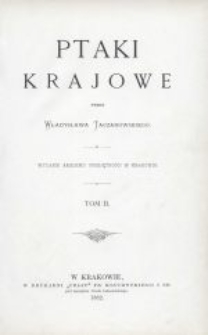 Ptaki krajowe. T. 2