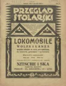 Przegląd Stolarski: dwutygodnik poświęcony zagadnieniom architektury wnętrz a mianowicie: stolarstwu, rzeźbiarstwu, tapicerstwu, tokarstwu, koszykarstwu, zdobnictwu oraz handlowi mebli: organ Związku Polskich Cechów Stolarskich 1928.01.01 R.2 Nr1