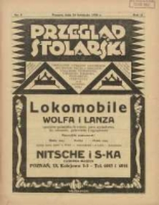 Przegląd Stolarski: dwutygodnik poświęcony zagadnieniom architektury wnętrz a mianowicie: stolarstwu, rzeźbiarstwu, tapicerstwu, tokarstwu, koszykarstwu, zdobnictwu oraz handlowi mebli: organ Związku Polskich Cechów Stolarskich 1928.04.15 R.2 Nr8
