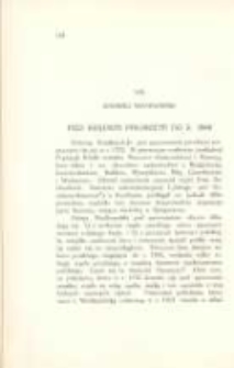 Pod rządami pruskiemi do r. 1848