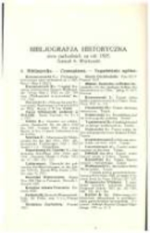 Bibliografia historyczna ziem zachodnich za rok 1925