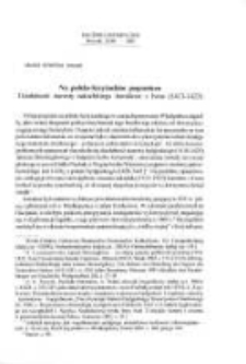 Na polsko-krzyżackim pograniczu. Działalność starosty nakielskiego Jarosława z Iwna (1413-1423)