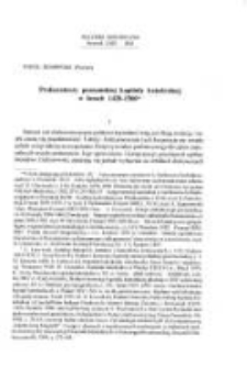 Prokuratorzy poznańskiej kapituły katedralnej w latach 1428-1500