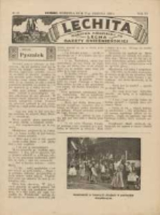 Lechita: dodatek niedzielny do Lecha - Gazety Gnieźnieńskiej 1939.08.20 R.16 Nr33