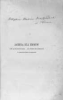 Agenda dla zborów ewangielicko-luterskich w Rossyi: zaprowadzona w zborach ewangielicko-augsburskich w Królestwie Polskim
