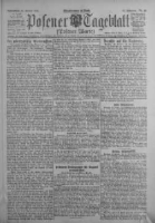 Posener Tageblatt (Posener Warte) 1922.01.21 Jg.61 Nr17