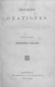 Aeschines Orationes iterum edidit Fridericus Franke