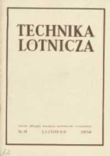 Technika Lotnicza: organ Związku Polskich Inżynierów Lotniczych 1938.11 R.1(6) Nr11