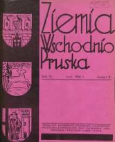 Ziemia Wschodnio-Pruska: miesięcznik poświęcony zagadnieniom polityczno-gospodarczym Prus Wschodnich oraz obyczajom i zwyczajom Warmji i Mazur 1932.02 R.4 Nr2