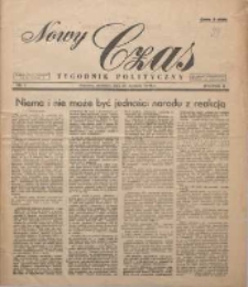 Nowy Czas: tygodnik polityczny 1946.01.27 R.2 Nr5
