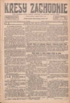Kresy Zachodnie: pismo poświęcone obronie interesów narodowych na zachodnich ziemiach Polski 1927.01.12 R.5 Nr8