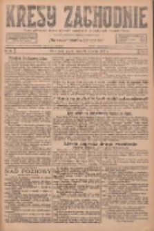 Kresy Zachodnie: pismo poświęcone obronie interesów narodowych na zachodnich ziemiach Polski 1927.01.21 R.5 Nr16