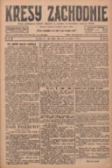 Kresy Zachodnie: pismo poświęcone obronie interesów narodowych na zachodnich ziemiach Polski 1927.01.30 R.5 Nr24
