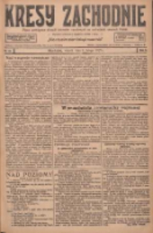 Kresy Zachodnie: pismo poświęcone obronie interesów narodowych na zachodnich ziemiach Polski 1927.02.08 R.5 Nr30