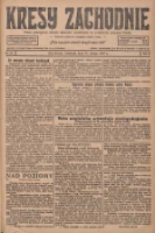 Kresy Zachodnie: pismo poświęcone obronie interesów narodowych na zachodnich ziemiach Polski 1927.02.27 R.5 Nr47
