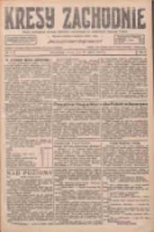 Kresy Zachodnie: pismo poświęcone obronie interesów narodowych na zachodnich ziemiach Polski 1927.03.26 R.5 Nr70