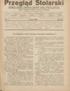 Przegląd Stolarski: dwutygodnik poświęcony zagadnieniom architektury wnętrz a mianowicie: stolarstwu, rzeźbiarstwu, tapicerstwu, tokarstwu, koszykarstwu, zdobnictwu oraz handlowi mebli: organ Związku Polskich Cechów Stolarskich 1929.03.01 R.3 Nr5