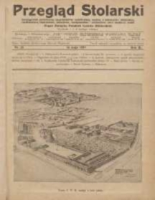 Przegląd Stolarski: dwutygodnik poświęcony zagadnieniom architektury wnętrz a mianowicie: stolarstwu, rzeźbiarstwu, tapicerstwu, tokarstwu, koszykarstwu, zdobnictwu oraz handlowi mebli: organ Związku Polskich Cechów Stolarskich 1929.05.16 R.3 Nr10