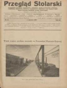 Przegląd Stolarski: dwutygodnik poświęcony zagadnieniom architektury wnętrz a mianowicie: stolarstwu, rzeźbiarstwu, tapicerstwu, tokarstwu, koszykarstwu, zdobnictwu oraz handlowi mebli: organ Związku Polskich Cechów Stolarskich 1929.06.01 R.3 Nr11