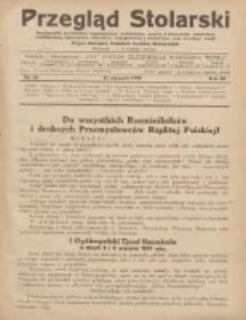 Przegląd Stolarski: dwutygodnik poświęcony zagadnieniom architektury wnętrz a mianowicie: stolarstwu, rzeźbiarstwu, tapicerstwu, tokarstwu, koszykarstwu, zdobnictwu oraz handlowi mebli: organ Związku Polskich Cechów Stolarskich 1929.08.16 R.3 Nr16