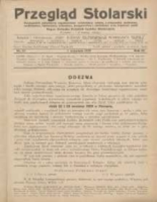 Przegląd Stolarski: dwutygodnik poświęcony zagadnieniom architektury wnętrz a mianowicie: stolarstwu, rzeźbiarstwu, tapicerstwu, tokarstwu, koszykarstwu, zdobnictwu oraz handlowi mebli: organ Związku Polskich Cechów Stolarskich 1929.09.01 R.3 Nr17