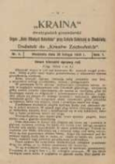 Kraina: dwutygodnik gospodarski: oficjalny organ "Koła Młodych Rolników" przy Szkole Rolniczej w Chodzieży: dodatek do "Kresów Zachodnich" 1928.02.26 R.1 Nr4