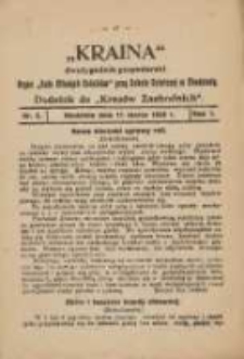 Kraina: dwutygodnik gospodarski: oficjalny organ "Koła Młodych Rolników" przy Szkole Rolniczej w Chodzieży: dodatek do "Kresów Zachodnich" 1928.03.11 R.1 Nr5
