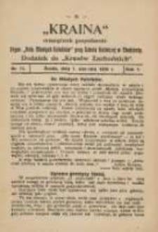 Kraina: dwutygodnik gospodarski: oficjalny organ "Koła Młodych Rolników" przy Szkole Rolniczej w Chodzieży: dodatek do "Kresów Zachodnich" 1928.08.01 R.1 Nr11