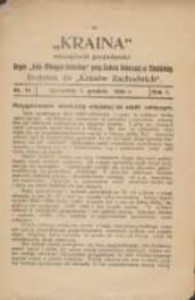 Kraina: dwutygodnik gospodarski: oficjalny organ "Koła Młodych Rolników" przy Szkole Rolniczej w Chodzieży: dodatek do "Kresów Zachodnich" 1928.12.01 R.1 Nr15