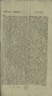 Ukaz Jego Imperatorskiey Mosci... z Rzymsko - Katolickiego Duchownego Kollegium... Cieciszowskiemu Biskupowi Łuckiemu...