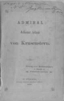Admiral Johann Adam von Krusenstern