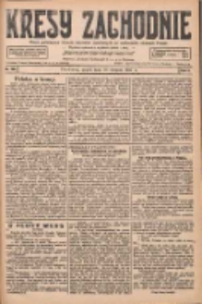 Kresy Zachodnie: pismo poświęcone obronie interesów narodowych na zachodnich ziemiach Polski 1927.08.19 R.5 Nr188