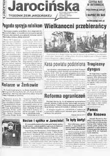 Gazeta Jarocińska 1999.04.09 Nr14(444)