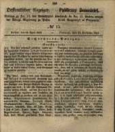 Oeffentlicher Anzeiger. 1851.04.15 Nro.15