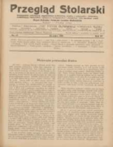 Przegląd Stolarski: dwutygodnik poświęcony zagadnieniom architektury wnętrz a mianowicie: stolarstwu, rzeźbiarstwu, tapicerstwu, tokarstwu, koszykarstwu, zdobnictwu oraz handlowi mebli: organ Związku Polskich Cechów Stolarskich 1930.05.16 R.4 Nr10