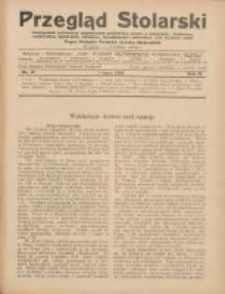 Przegląd Stolarski: dwutygodnik poświęcony zagadnieniom architektury wnętrz a mianowicie: stolarstwu, rzeźbiarstwu, tapicerstwu, tokarstwu, koszykarstwu, zdobnictwu oraz handlowi mebli: organ Związku Polskich Cechów Stolarskich 1930.07.01 R.4 Nr13